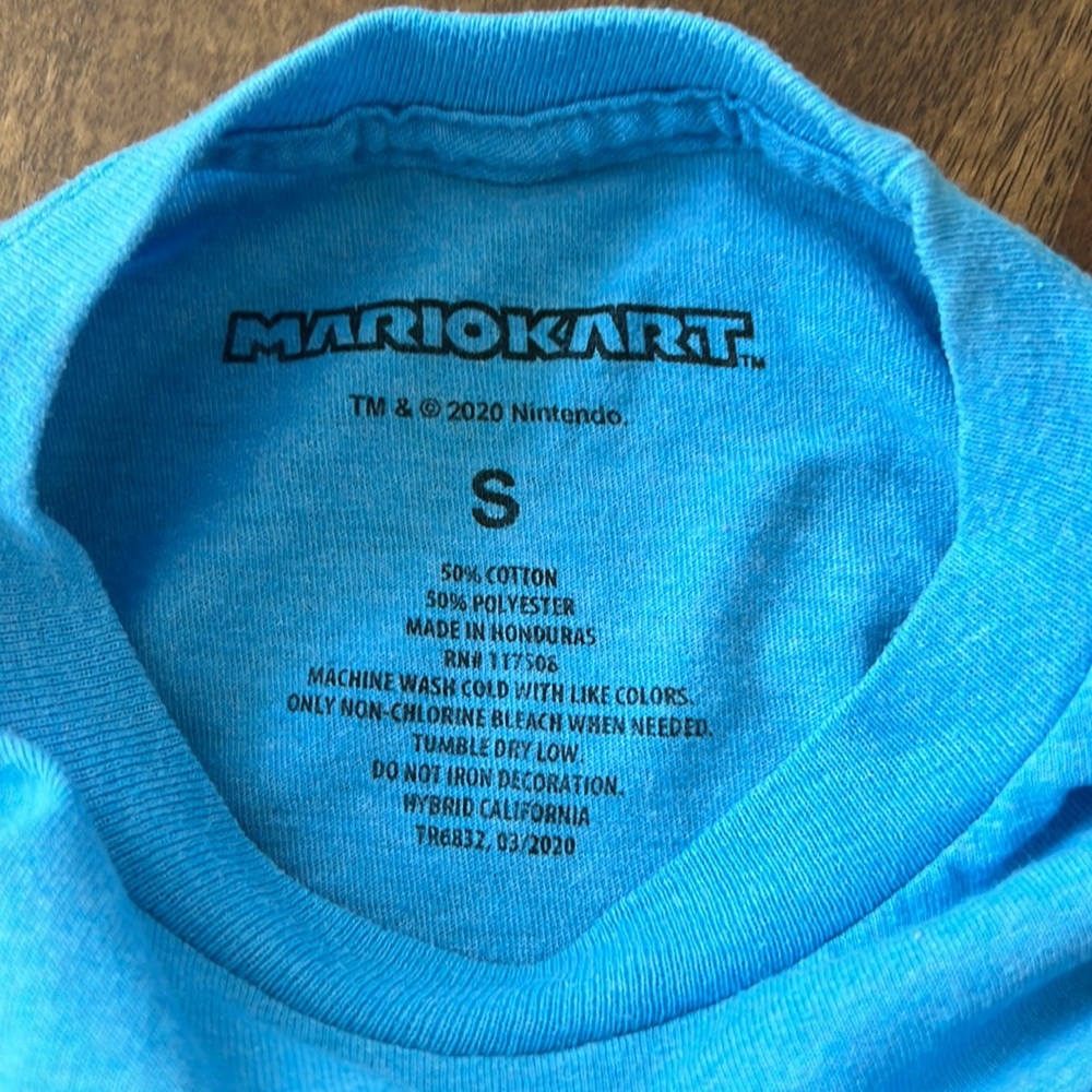 MARIOKART “RACE YA’” BOYS TEE. SIZE S - Picture 4 of 4
